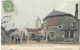 89    NUITS - SOUS - RAVIERES  LA  PLACE  DE  L' EGLISE - Andere & Zonder Classificatie