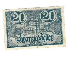 **notgeld   Austria Oberosterreich 20 Heller  692/1a - Autriche