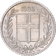 Monnaie, Islande, 10 Aurar, 1966 - Island