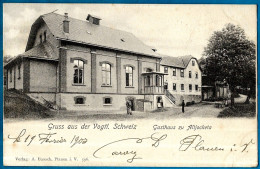 CPA AK Gruss Aus Der VOGTL. SCHWEIZ - Gasthaus Zu Altjocketa ° A. Baasch, Plauen I. V. 596 - Plauen