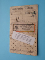 Spaarboekje (733.295/L195) Livret D'Epargne : WOMMELGHEM ( De Noël ) 1922 > Zie Scans ! ( Wommelgem Prov. Antwerpen Be ) - Bank & Insurance