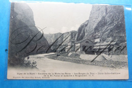 Usine Force Et Lumiere  Hydro-elektro Ligne De Mare  Motte Les Bains Gorges Du Drac- D38-1908 - Autres & Non Classés