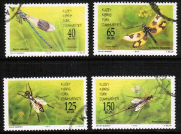 1998 - USEFUL INSECTS  - TURKISH CYPRIOT STAMPS - USED - Gebruikt