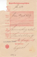 Altdeutschland Baden Post-Einlieferungsschein Aus Dem Jahr 1902 Von Öhningen - Briefe U. Dokumente