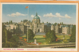 Victoria BC Canada Old Postcard - Victoria