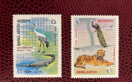 BANGLADESH 1984 2v Neuf ** Mi 214 / 215 YT 211 / 212 Pájaro Bird Pássaro Vogel Ucello Oiseau - Paons