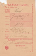 Altdeutschland Baden Post-Einlieferungsschein Aus Dem Jahr 1897 - Covers & Documents