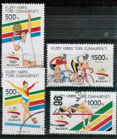 1992 - OLMPICS - BARCELONA - TURKISH CYPRUS STAMPS -  USED - Oblitérés