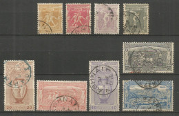 GRECIA YVERT NUM. 101/109 USADOS - Used Stamps
