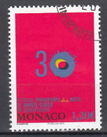 Monaco Mi 3178 Kunstfestival Monte Carlo  Gestempeld - Gebruikt
