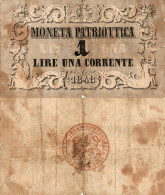 Republic Of Venice / 1 Lira / 1848 / P-S185(a) / FI - Altri & Non Classificati