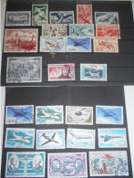 France Poste Aerienne , Lot De 26 Timbres, Obliteres De Bonne Valeur - Other & Unclassified