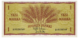 FINLAND 1 MARKKA 1963 Pick 98 Unc - Finland
