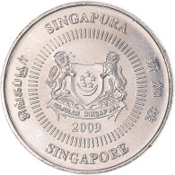 Monnaie, Singapour, 10 Cents, 2009 - Singapore