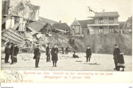 Egmond Zee Verwoesting Hotel Welgelegen 3894 - Egmond Aan Zee