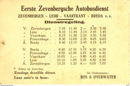 Zevenbergen Autobusdienst Dienstregeling 4198 - Europe