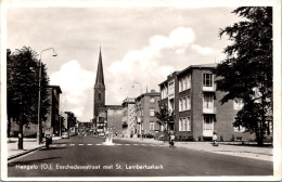 #3566 - Hengelo, Enschedesestraat Met St. Lambertuskerk (OV) - Hengelo (Ov)