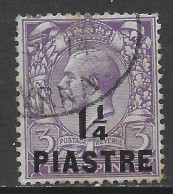 Great Britain 1913 Turkish Empire George V Surcharged 1¼Pi Mi N.41 US - Britisch-Levant