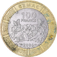 Monnaie, États De L'Afrique Centrale, 100 Francs, 2006 - República Centroafricana