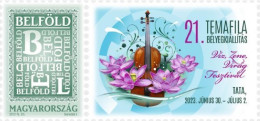 Hungary - 2023 - 21st TEMAFILA Stamp Exhibition - Mint Stamp With Personalized Coupon - Nuovi