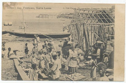 CPA CARTE POSTALE SIERRA LEONE SUSAN'S BAY FREETOWN   ( GUINEE BRITANIQUE ) - Sierra Leone