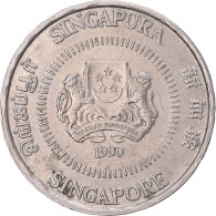 Monnaie, Singapour, 50 Cents, 1990 - Singapour