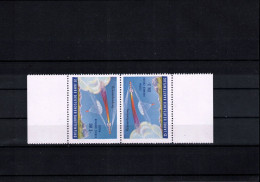 Germany / Deutschland 1961 Rocket Mail - 25 Years Of German Rocket Flights - Interesting Rocket Label Pair - Ungebraucht