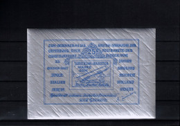 Germany / Deutschland 1961 Rocket Mail - 25 Years Of Zucker Rocket Flight Trials - Interesting Silver Rocket Label - Ungebraucht