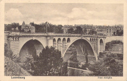 LUXEMBOURG - Pont Adolphe - Carte Postale Ancienne - Luxemburg - Stad