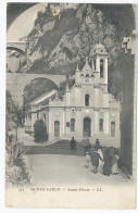 CPA CARTE POSTALE MONACO MONTE-CARLO L' EGLISE SAINTE-DEVOTE 1907 - Monte-Carlo
