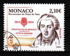 Monaco Mi 3188 Verdrag Van Parijs Gestempeld - Gebruikt