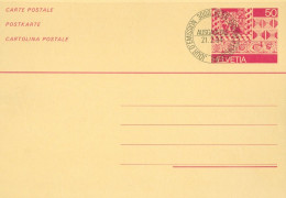 SUISSE / CARTE POSTALE  DE 50cts FRISE - Stamped Stationery