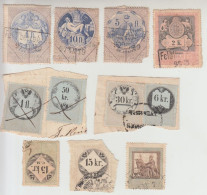 Lot Of 11 Revenue - Tax Stamps Austria - Hungary Different Quality -  VIPauction001 - Fiscaux
