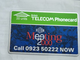 United Kingdom-(BTP010)-Hilton-metting 2000 (3)(20units)(103A20794)(tirage-23.600)(price Cataloge-5.00£-mint) - BT Emissions Privées