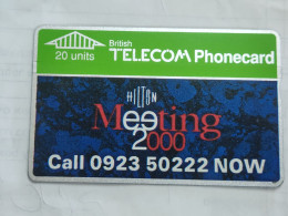 United Kingdom-(BTP010)-Hilton-metting 2000 (4)(20units)(103A21034)(tirage-23.600)(price Cataloge-5.00£-mint) - BT Emissions Privées