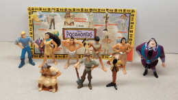 1996 Nestlé - Pocahontas - Small Figures - Complete Set + BPZ - Monoblocs