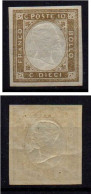 Province Napoletane 1861 - 10 C. Bruno - Gomma Integra - MNH** - (pieghette) - Neapel