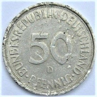 Pièce De Monnaie 50 Pfennig 1973 - 50 Pfennig