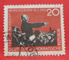 N°418 - 20 Pfennig - Année 1959 - Timbre Oblitéré Allemagne DDR - - Gebraucht