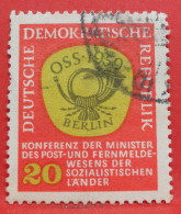 N°429 - 20 Pfennig - Année 1959 - Timbre Oblitéré Allemagne DDR - - Gebraucht