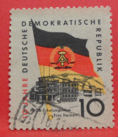 N°466 - 10 Pfennig - Année 1959 - Timbre Oblitéré Allemagne DDR - - Gebraucht