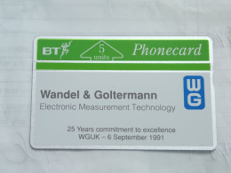 United Kingdom-(BTP016)-WANDEL & GOLTERMANN-(18)(5units)(128E01134)(tirage-580)(price Cataloge-15.00£-mint) - BT Private Issues