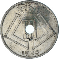 Monnaie, Belgique, 25 Centimes, 1938 - 25 Centimes