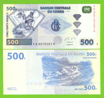 CONGO D.R. 500 FRANCS 2013  P-96 UNC - République Démocratique Du Congo & Zaïre