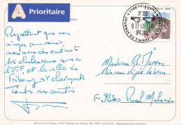 Cachet FRIBOURG 1993 Journée Du Timbre Sur Carte - Lettres & Documents