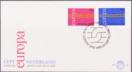 Europa CEPT 1971 Pays Bas - Netherlands - Niederlande FDC1 Y&T N°932 à 933 - Michel N°963 à 964 - 1971