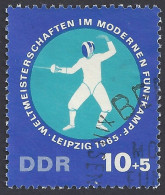 GERMANIA 1965 - Yvert 1134° - Scherma | - Fencing