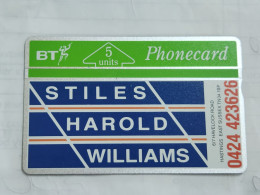 United Kingdom-(BTP027)-stiles Harold-HASTINGS-(27)(5units)(130K16544)(tirage-3.607)(price Cataloge-3.00£-mint) - BT Edición Privada