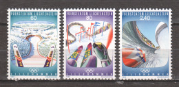 Liechtenstein 1993 Mi 1076-1078 MNH WINTER OLYMPICS LILLEHAMMER  - Inverno1994: Lillehammer