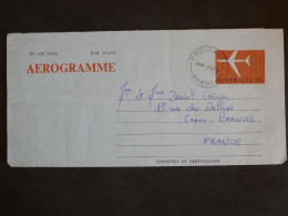 BX3 AUSTRALIA    BELLE   LETTRE AEROGRAMME  1978 FREMANTEL A BEAUVAIS  FRANCE    +++ AFFRANCH. PLAISANT +++ - Brieven En Documenten